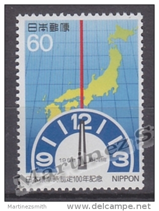 Japan - Japon 1986 Yvert 1585, Centenary Of World Time Zone In Japan - MNH - Unused Stamps