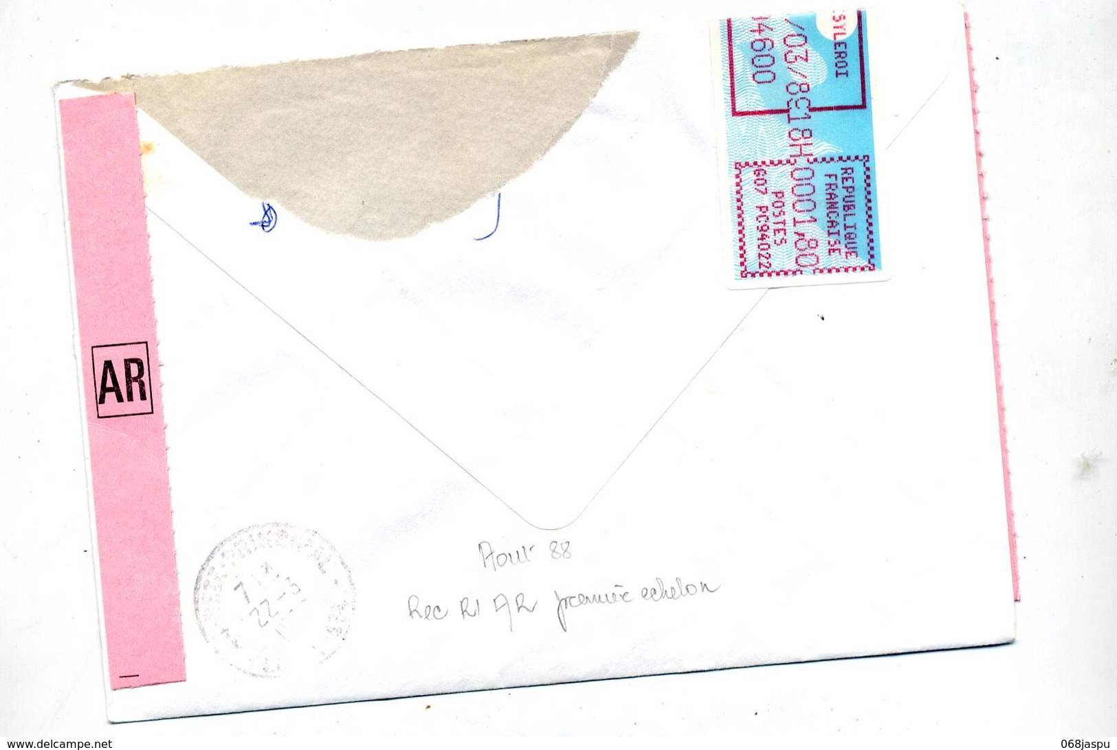 Lettre Recommandée Choisy Le Roi Sur Sang - Manual Postmarks