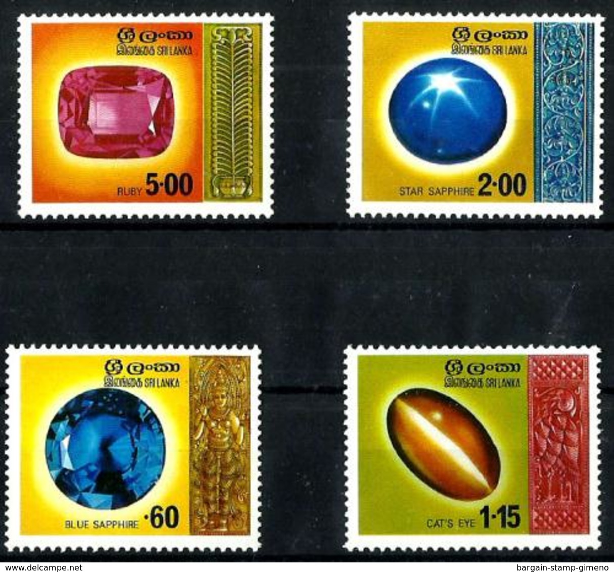 Sri Lanka Nº 474/77 En Nuevo - Sri Lanka (Ceilán) (1948-...)