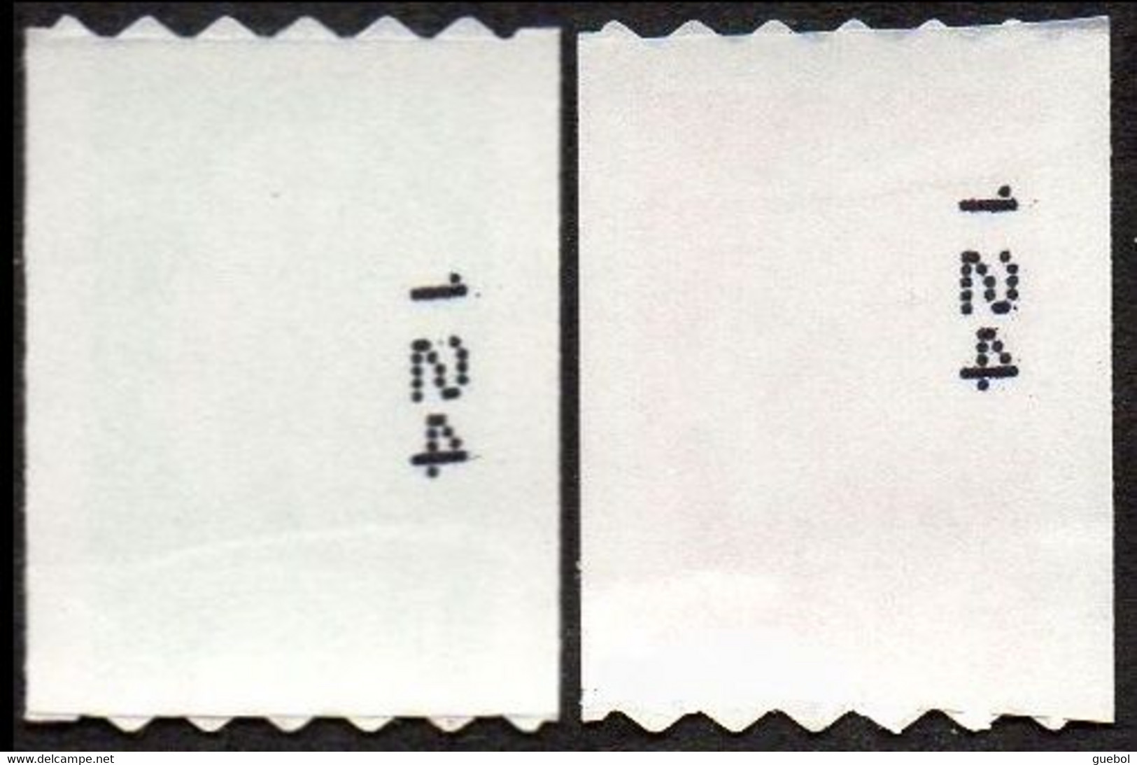 France Roulette ** N° 118 B Et 119 B - Marianne L'Engagée, Bande De 11, Phil@poste PRO Verso N° Noir Adhésif 1601 & 1602 - Coil Stamps