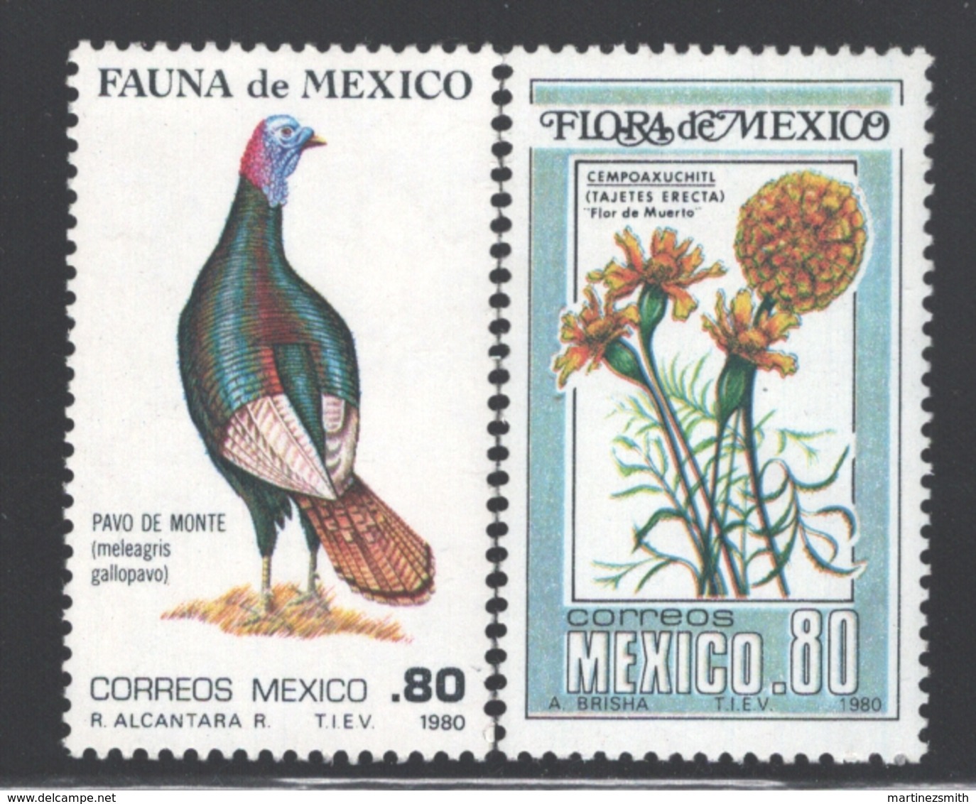 Mexico - Mexique 1980 Yvert 891-92, Flora And Fauna - MNH - México