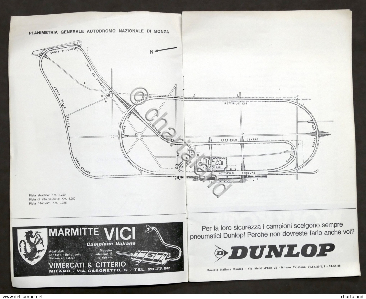 7° Gran Premio Lotteria Autodromo Di Monza - Formula 3 - 1965 - Regolamento - Altri & Non Classificati