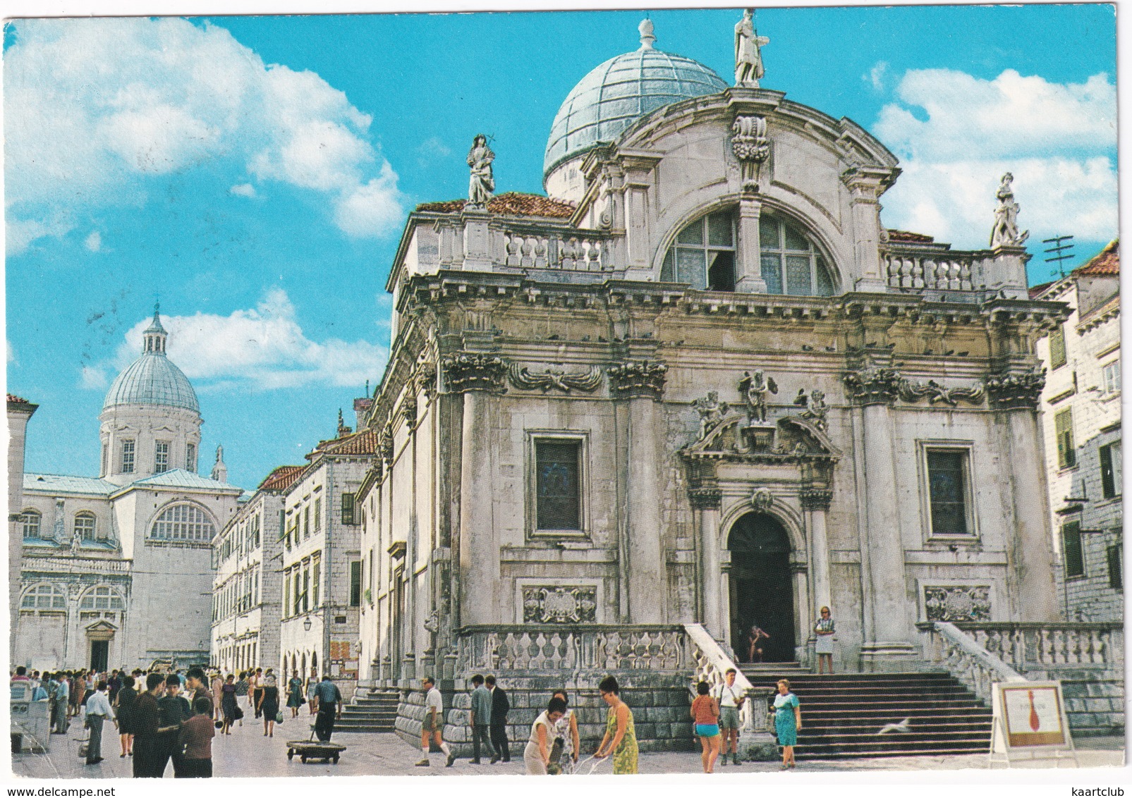 Dubrovnik - Barokna Crkva Sv. Vlaha - Baroque Church Of St. Blasius -  (Croatia, YU.) - Joegoslavië