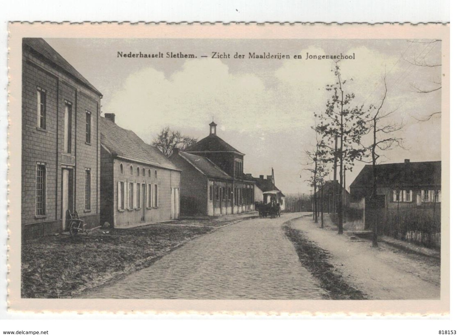 Nederhasselt - Zicht Der Maalderijen En Jongensschool - Ninove