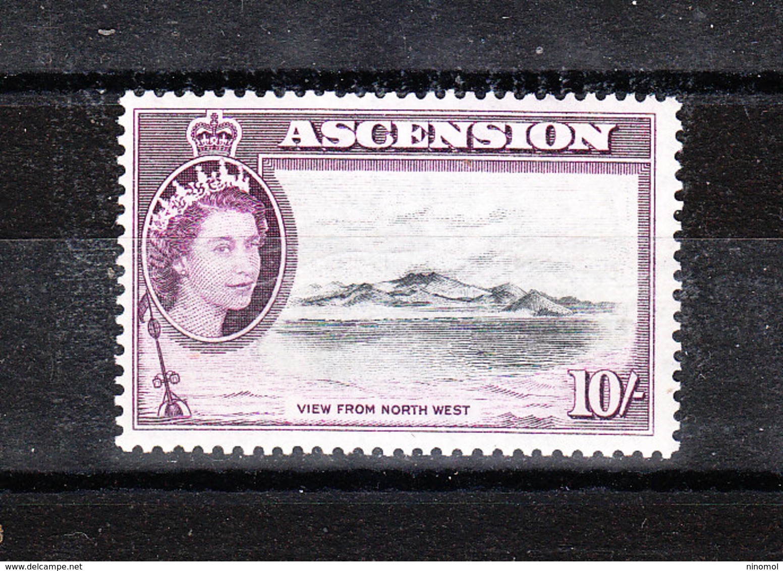 Ascension - 1956. Vista Dell' Isola. View Of Island. Alto Valore Della Serie. High Values Of Series. MNH, RARE - Geografía