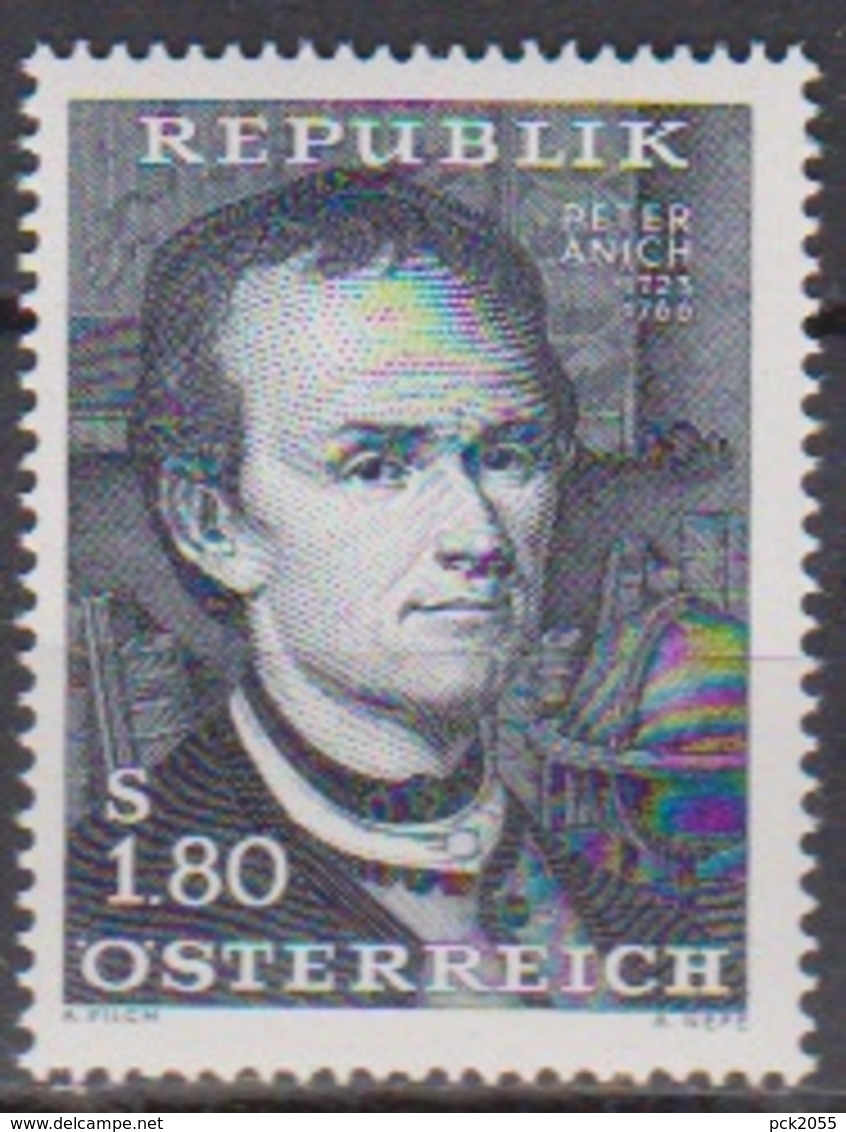 Österreich 1966 Nr.1216  ** Postfr. 200.Todestag Peter Anich ( 8691) Günstige Versandkosten - Ungebraucht