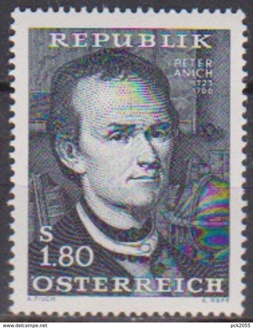 Österreich 1966 Nr.1216  ** Postfr. 200.Todestag Peter Anich ( 8692) Günstige Versandkosten - Ungebraucht