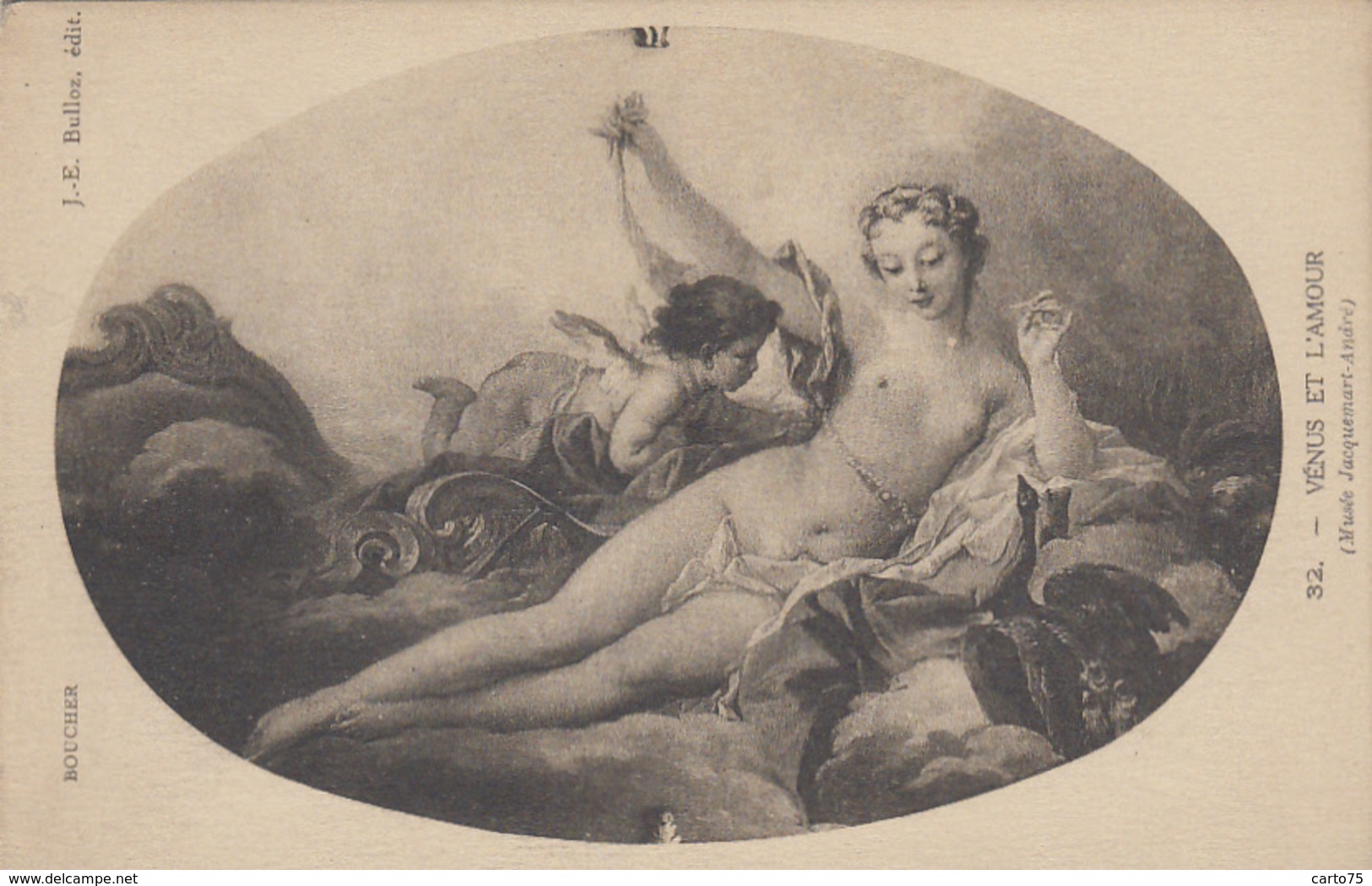 Arts - Peinture - Femme - Nue - Venus Et L'Amour - Peintre Boucher Musée Jacquemart-André - Pittura & Quadri