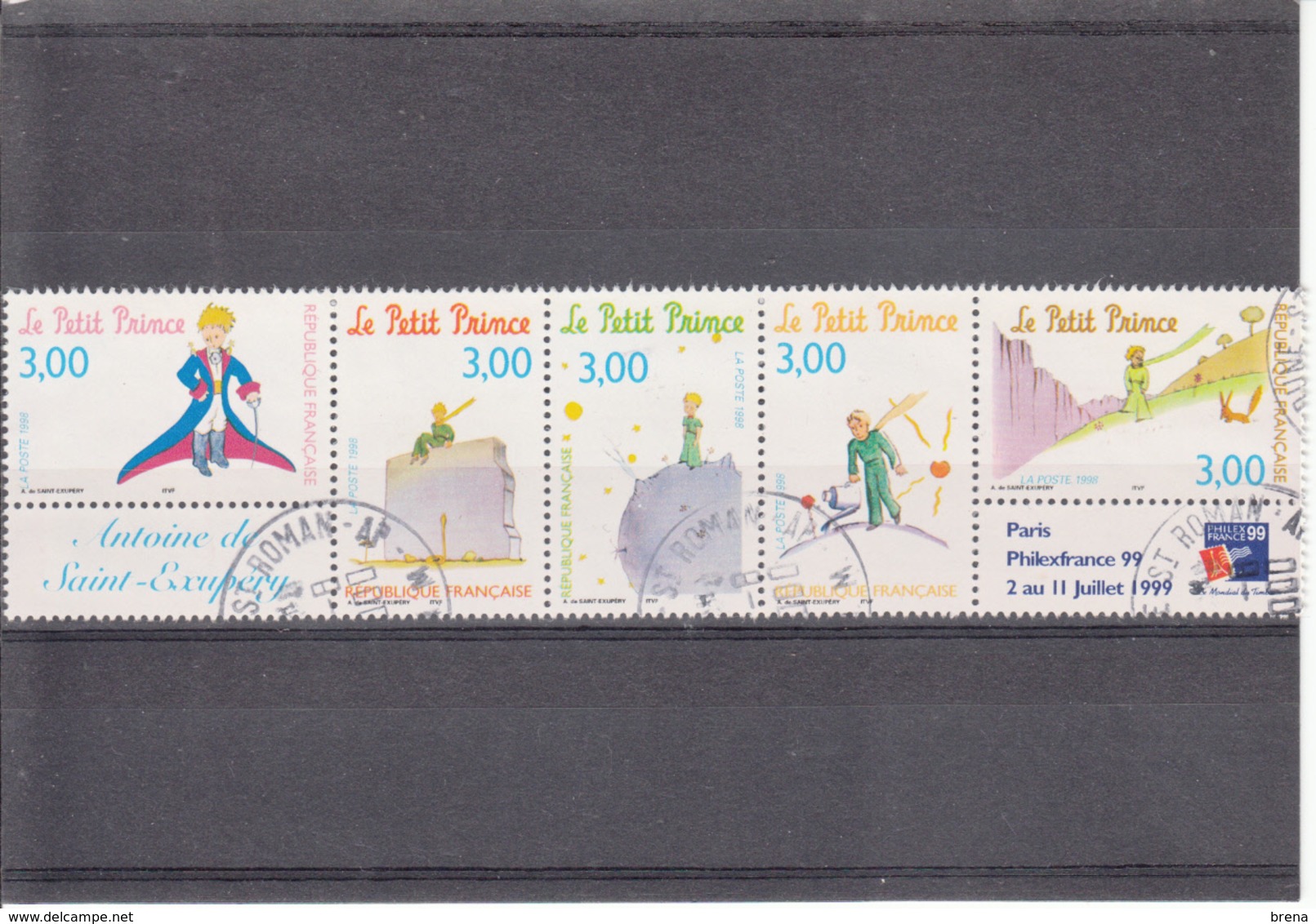 FRANCE 1998 LE PETIT PRINCE + PERSONNAGES CELEBRES OBLITERES TTB - Used Stamps