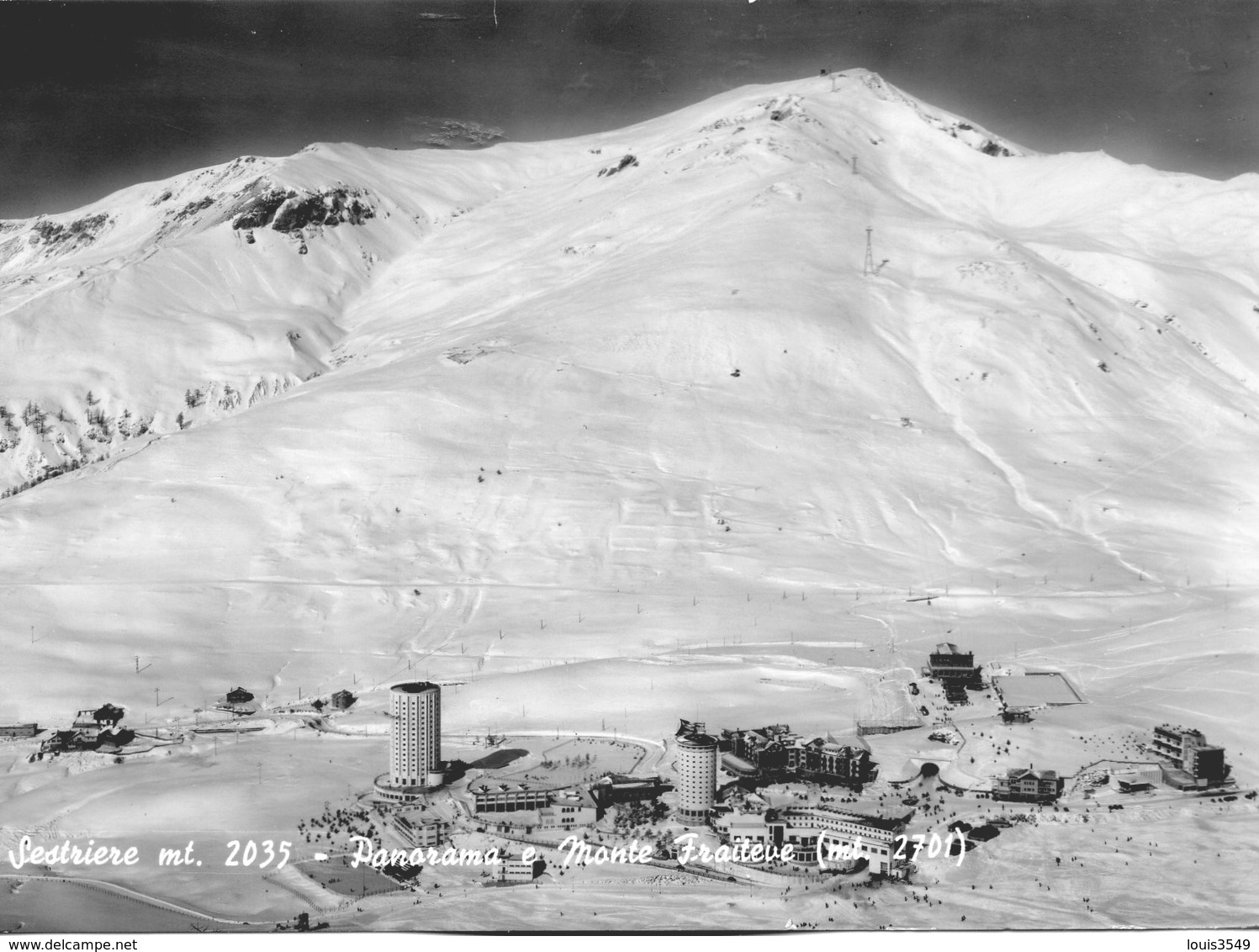 Sestriere  Mt  2035 -  Panorama  E  Monte  Fraiteve - Autres & Non Classés