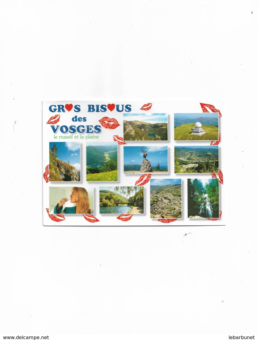 Carte Postale Gros Bisous Des Vosges (88) Multi Vues - Autres & Non Classés