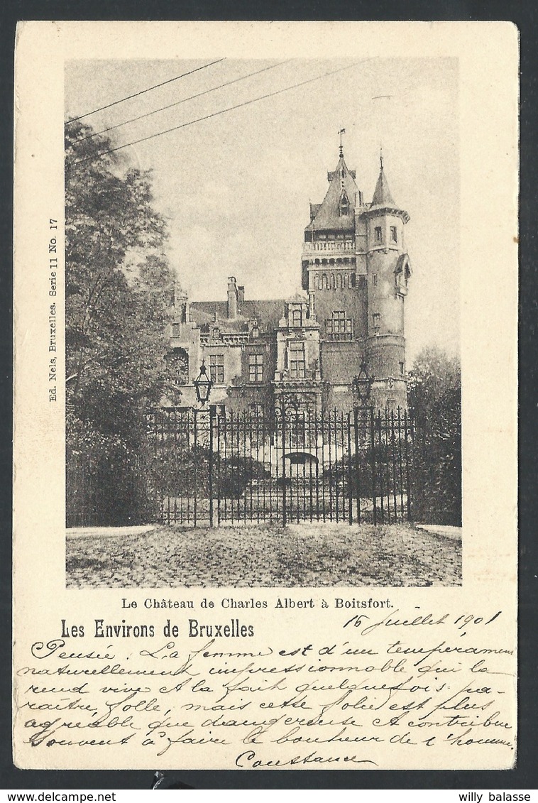 +++ CPA - Environs De Bruxelles - BOITSFORT - Château De Charles Albert - Nels Série 11 N° 17  // - Watermael-Boitsfort - Watermaal-Bosvoorde