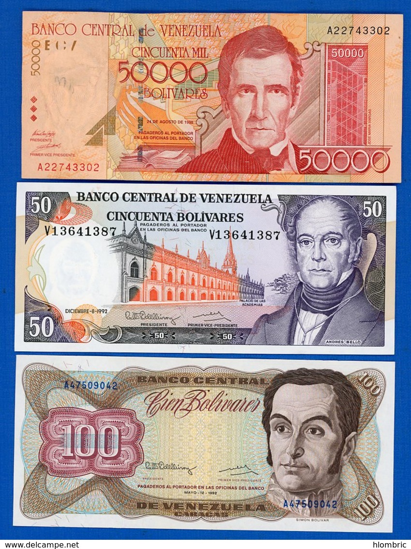 Venezuela  3  Billets - Venezuela