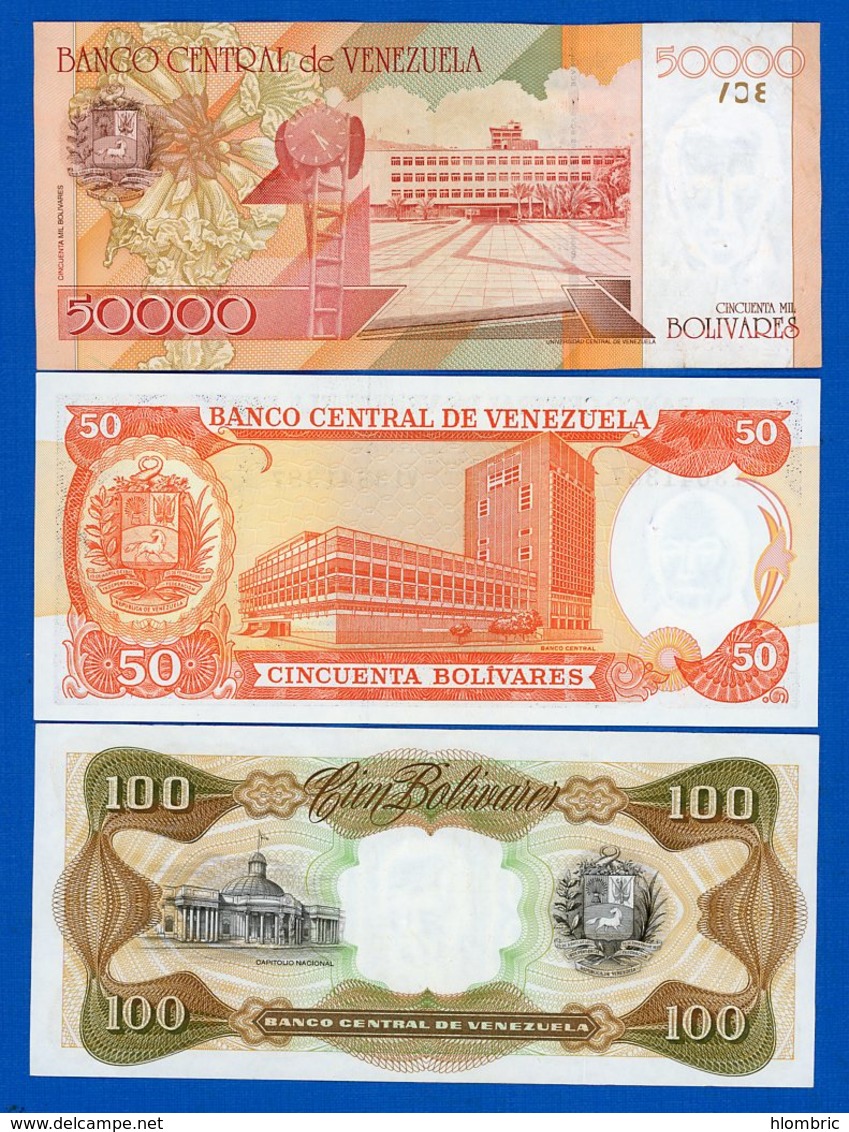 Venezuela  3  Billets - Venezuela