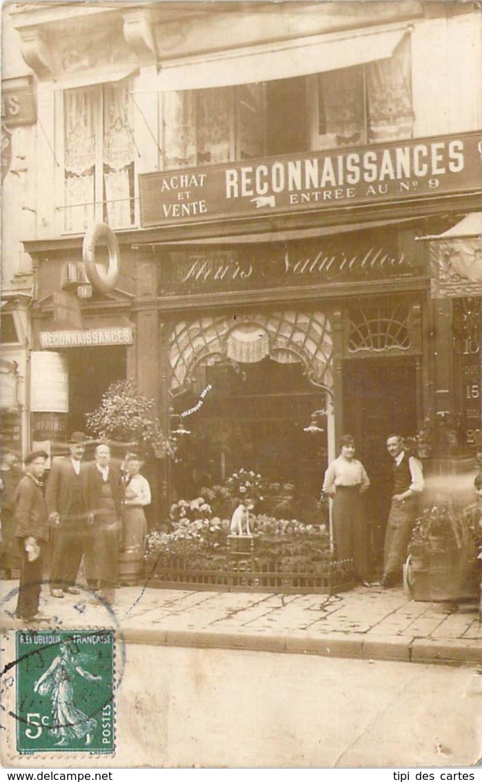 75 - Paris 10e Arrt. - Fleuriste Maison A. Poussin, Devanture De Magasin Style Art-Nouveau 9 Rue Du Faubourg Saint-Denis - Arrondissement: 10