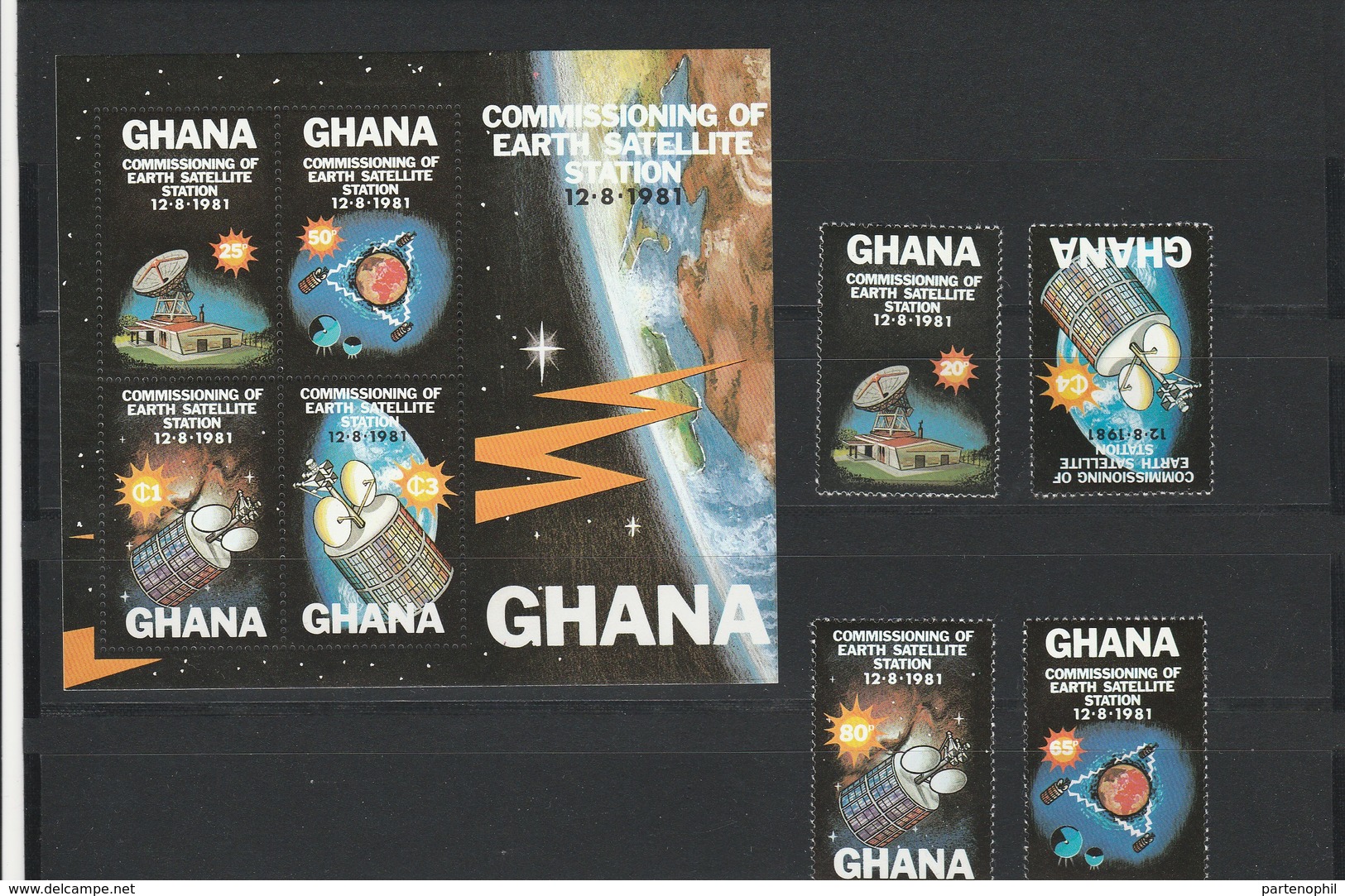 Ghana Spazio Space Set MNH - Africa