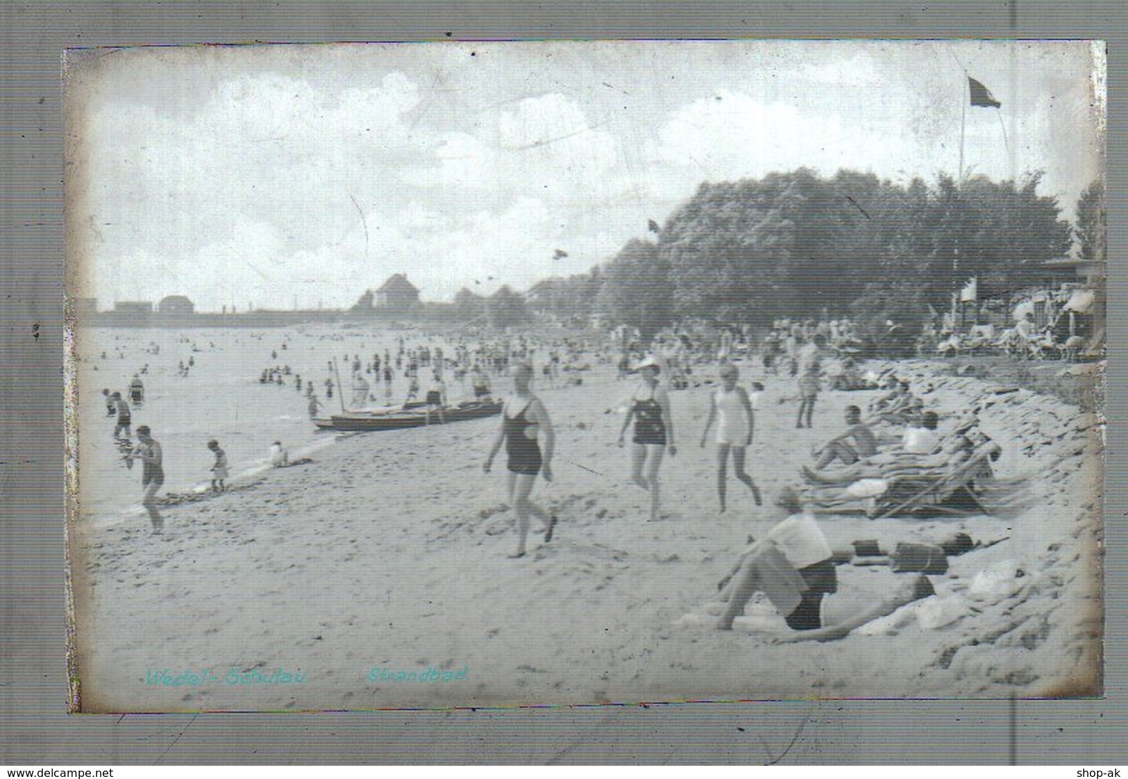 Neg5018/ Wedel Schulau Strandbad  Altes  Negativ 40er Jahre - Autres & Non Classés