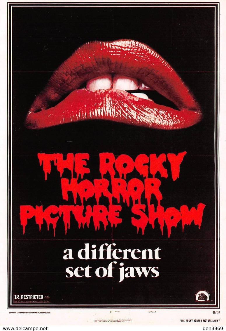 Affiche De Film - The ROCKY HORROR PICTURE SHOW - Bouche - Affiches Sur Carte