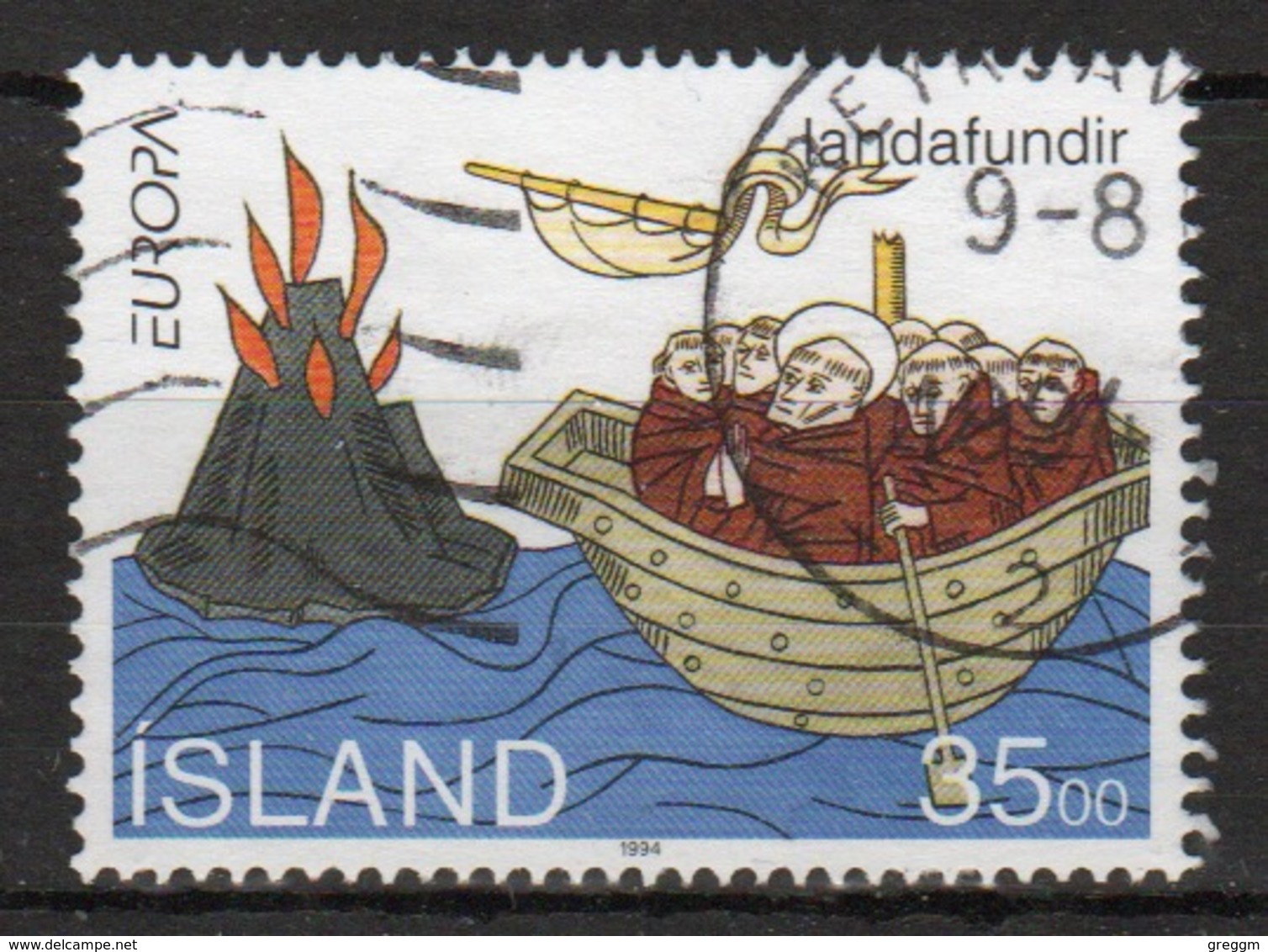 Iceland 1994 Single 35k Stamp From The Europa St Brendans Voyages Set. - Used Stamps