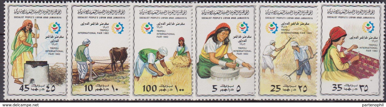 Libia Agricolture Fair Set MNH - Agricoltura