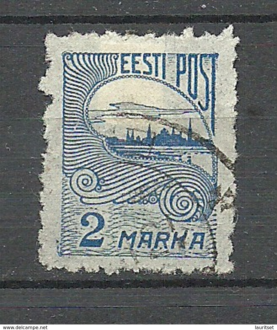 Estland Estonia 1920 Local Postmaster Perforation Postmeister Zähnung Michel 17 O - Estonia