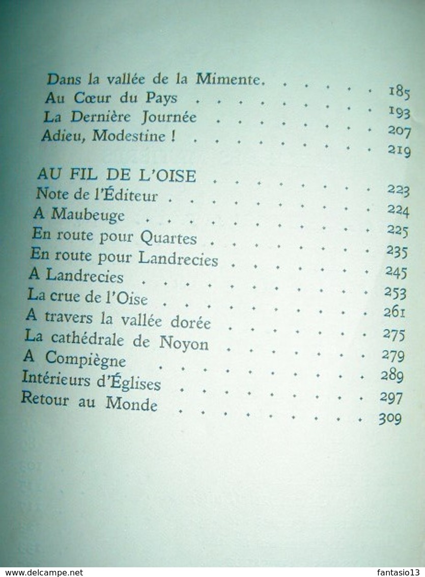 Voyage Avec Un âne Dans Les Cévennes  Suivi De  Au Fil De L'Oise (fragments)  R.-L. Stevenson  1925 - 1901-1940