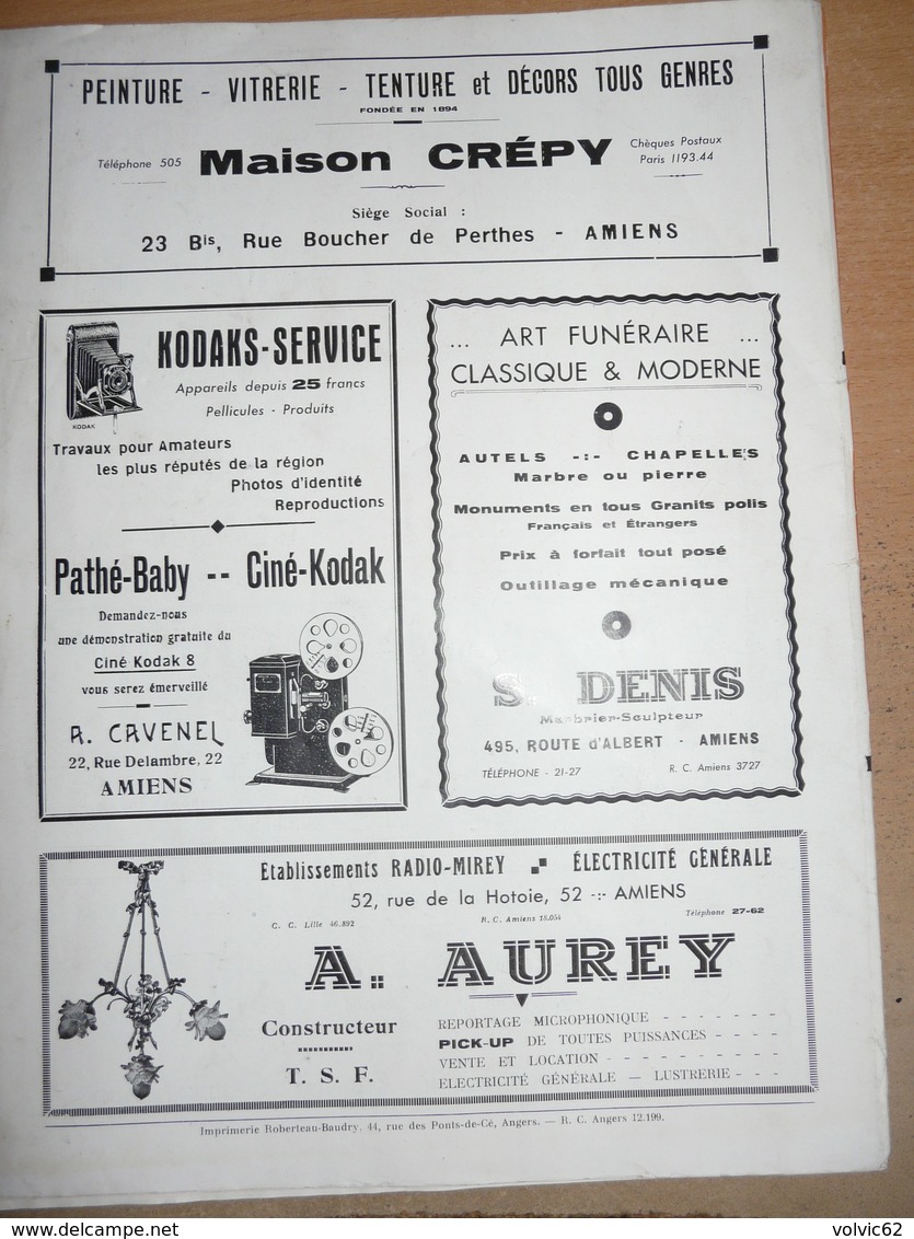 Le grand illustré catholique 1938 édition Amiens  Notre dame boulogne sur mer congrès marial cathédrale reims restaurée