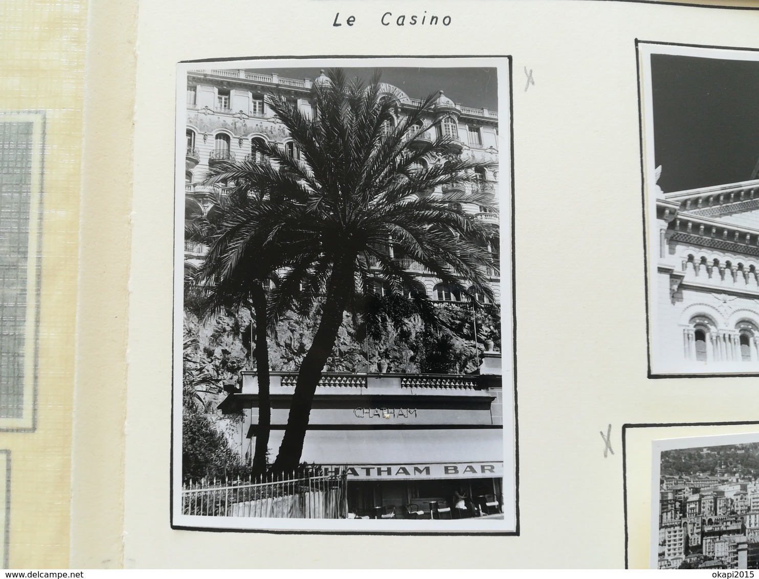 COUPLE VACANCES DANS DIVERS LIEUX FRANCE LA CORNICHE D 'OR MONTE CARLO ITALIE LOT DE 28 PHOTOS NOIR-BLANC