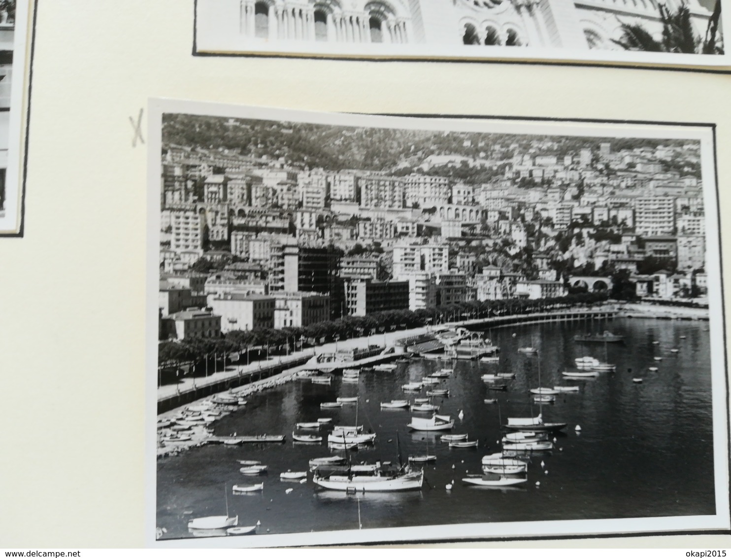 COUPLE VACANCES DANS DIVERS LIEUX FRANCE LA CORNICHE D 'OR MONTE CARLO ITALIE LOT DE 28 PHOTOS NOIR-BLANC