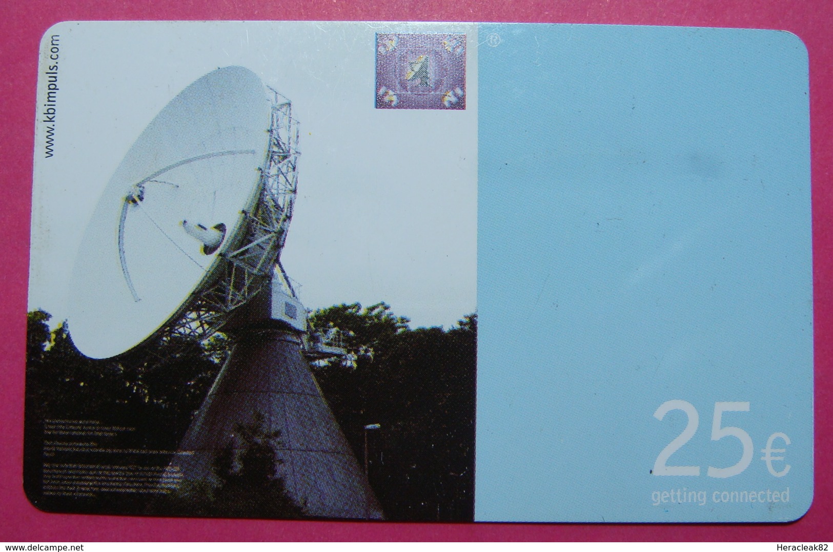 Serie B-47-08..., German Army In Kosovo Prepaid Phone CARD 25 Euro Used Operator KBIMPULS *Satellite* - Kosovo