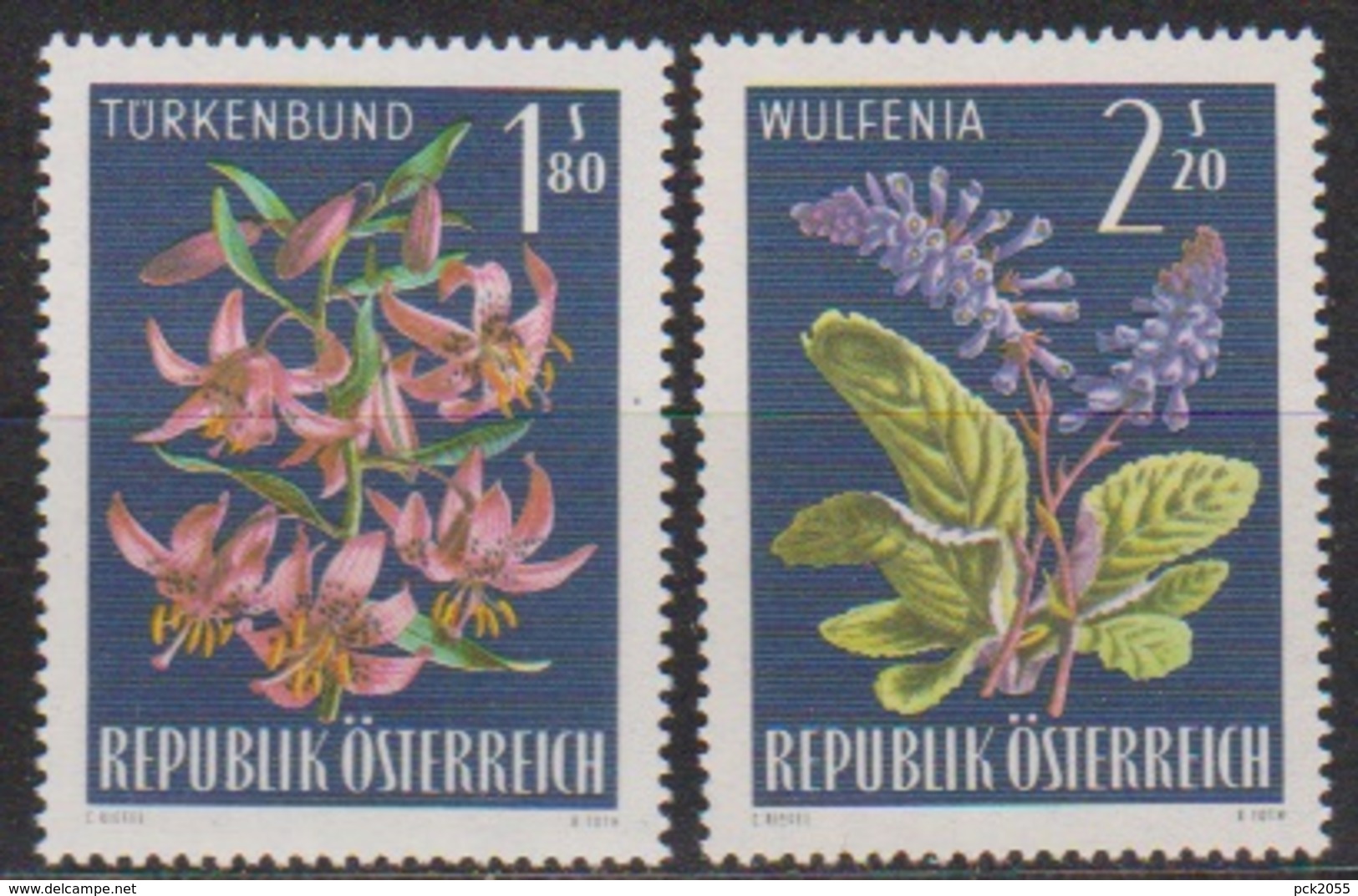 Österreich 1966 Nr.1210 - 1211  ** Postfr. Alpenflora ( 8707) Günstige Versandkosten - Ungebraucht