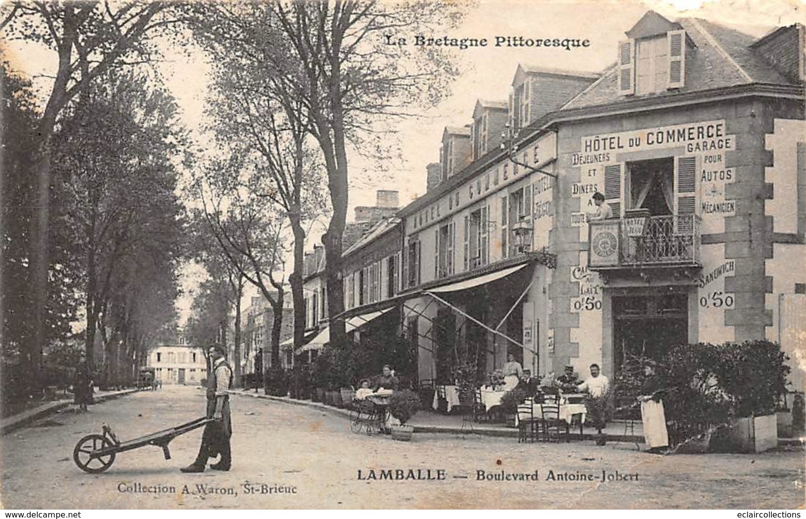 Lamballe        22       Grand Hôtel Du Commerce    Bd Antoine Jobert    (Défault Voir Scan) - Lamballe