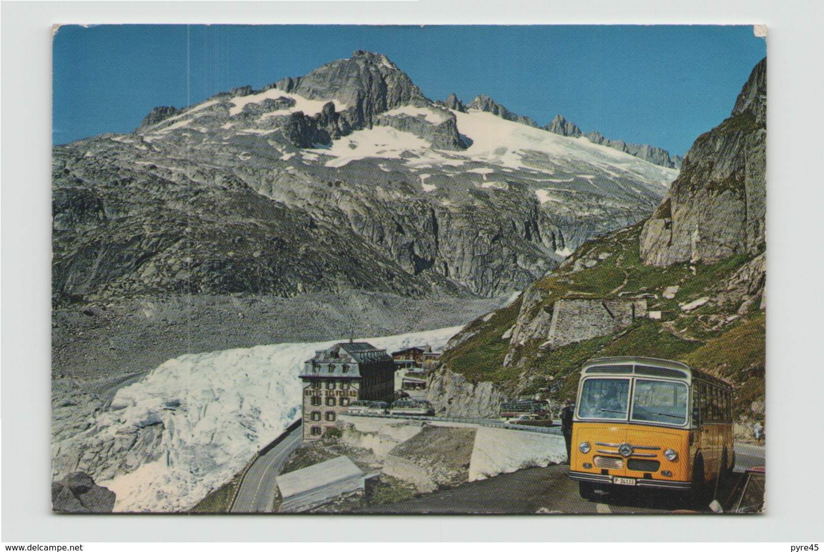 SUISSE BELVEDERE AM FURKAPASS MIT DEM RHONEGLETSCHER UND NAGELISGRATLI - Autres & Non Classés