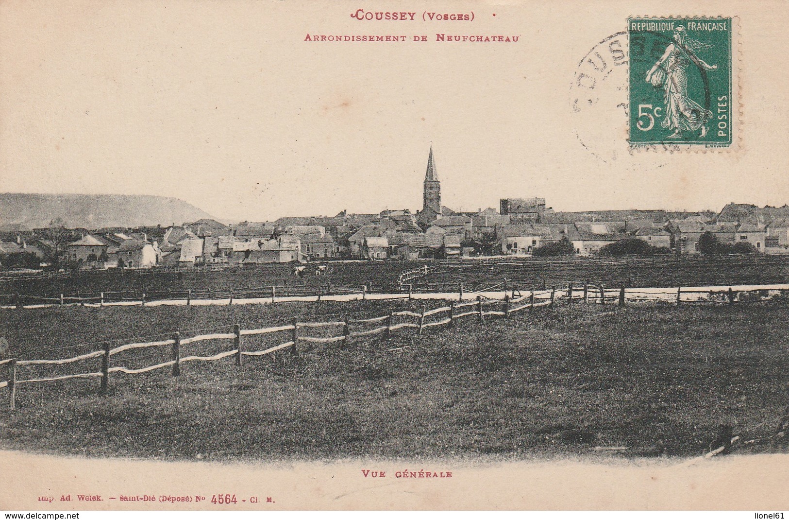 COUSSEY : (88) Arrondissement De Neufchâteau - Coussey