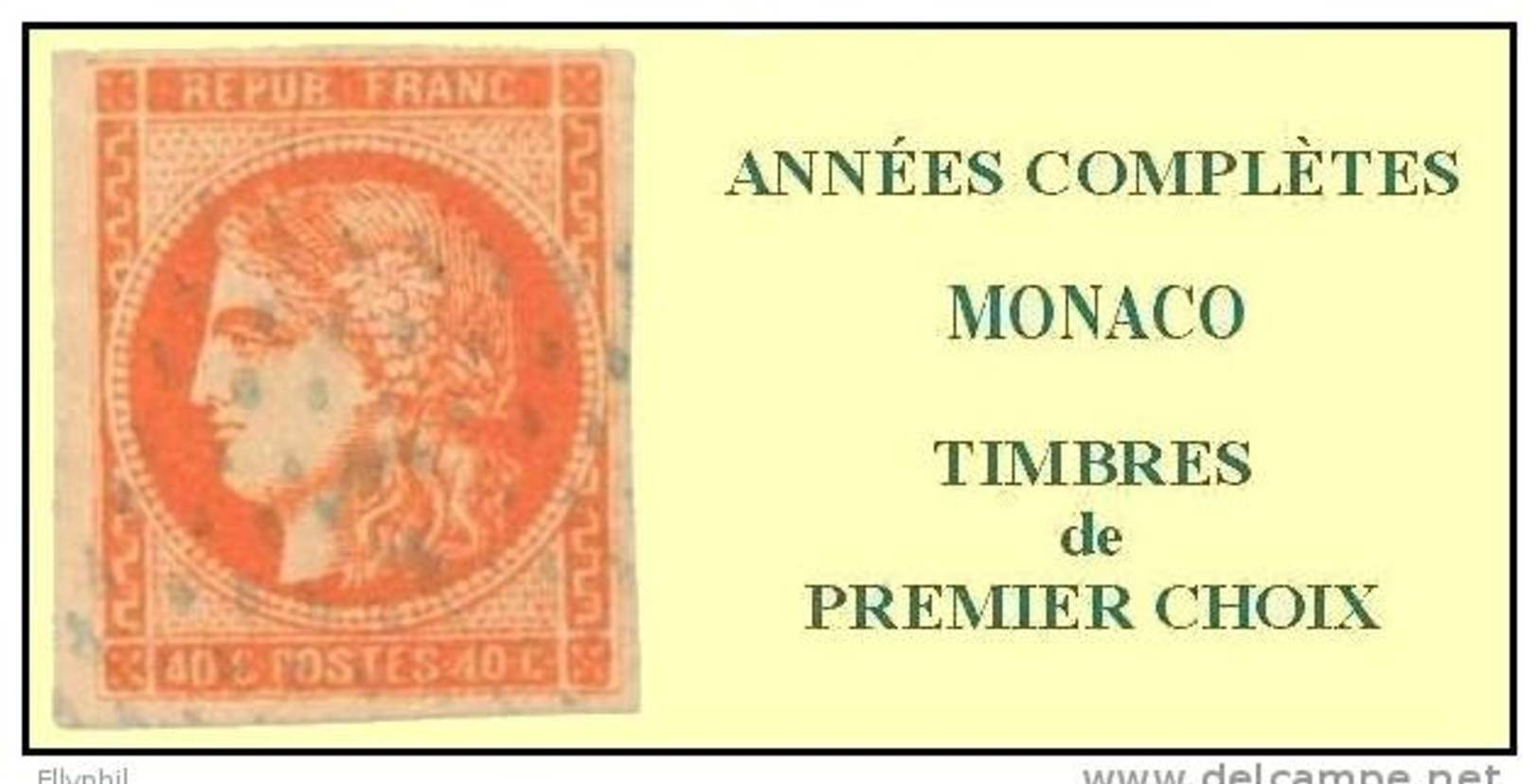 Monaco, Année Complète 2002, N° 2319 à N° 2381** Y Et T - Annate Complete