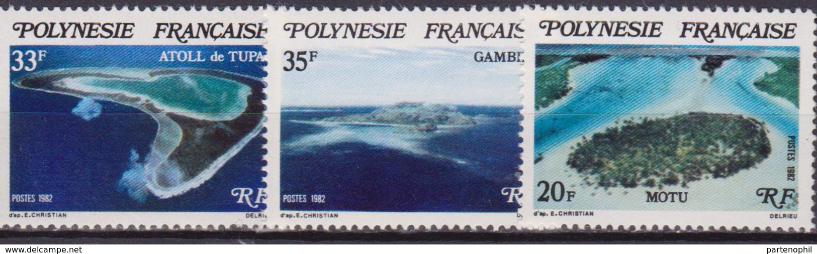 Francese Polinesia 1981 - Isole Natura Landscape MNH - Nuovi