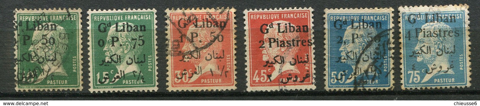 Gd Liban Ob N° 39 à 44 - Unused Stamps