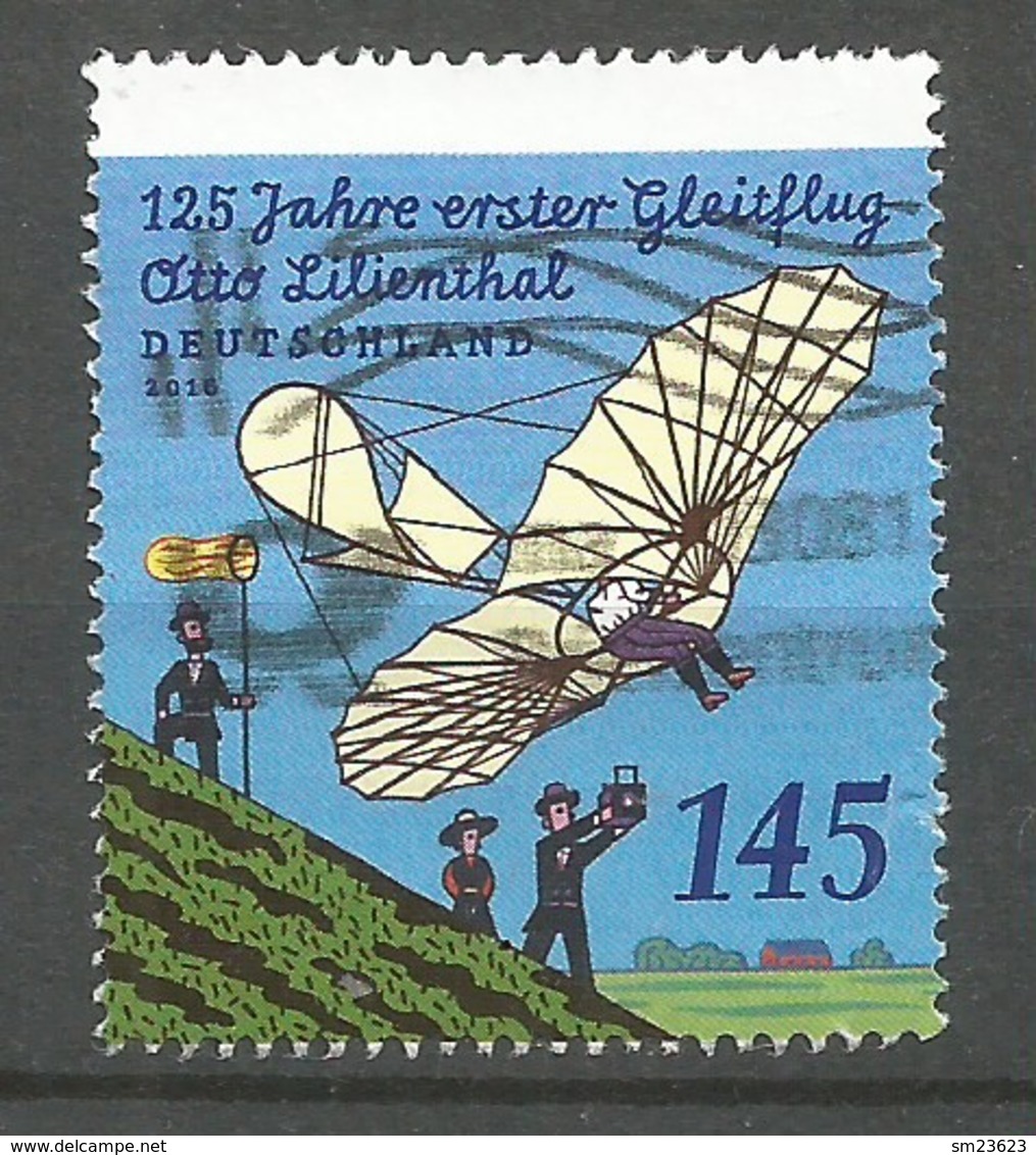 BRD 2016 Mi.Nr. 3254 , 125. Jahrestag Des Ersten Gleitschirmfluges Durch Otto Lilienthal - Gestempelt / Fine Used / (o) - Gebraucht