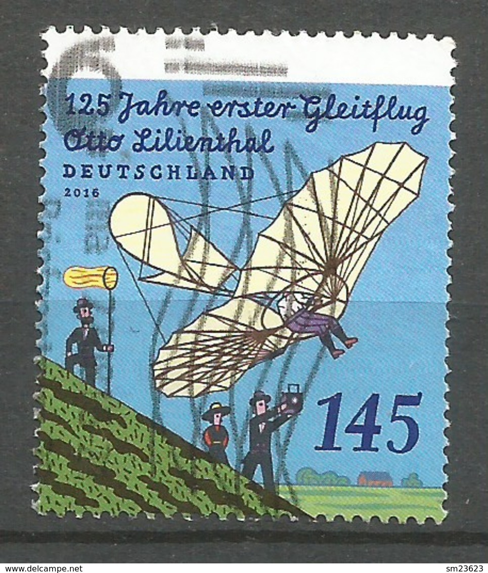 BRD 2016 Mi.Nr. 3254 , 125. Jahrestag Des Ersten Gleitschirmfluges Durch Otto Lilienthal - Gestempelt / Fine Used / (o) - Gebraucht