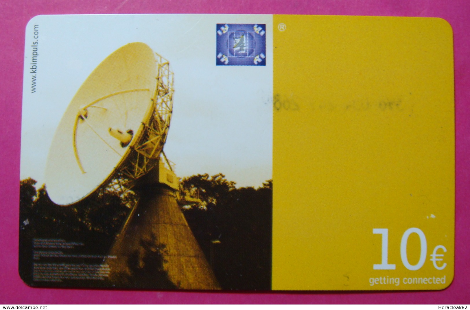 Serie B-59-0...1, German Army In Kosovo Prepaid Phone CARD 10 Euro Used Operator KBIMPULS *Satellite* - Kosovo