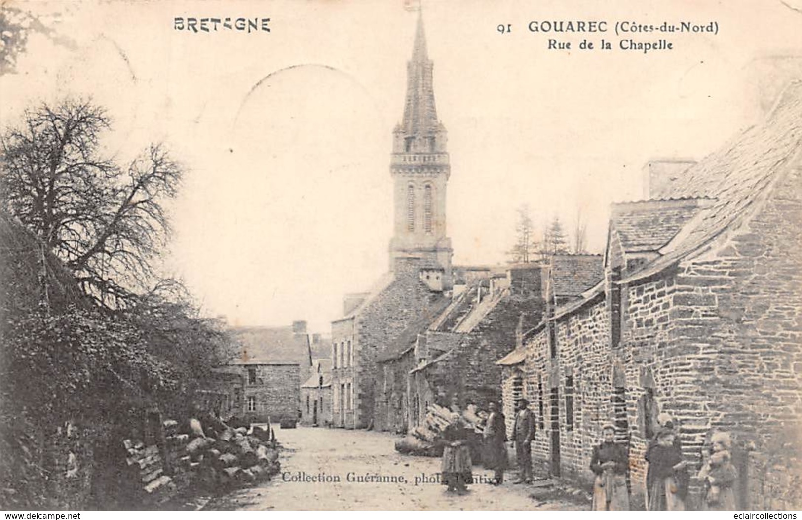 Gouarec        22      Rue De La Chapelle        (voir Scan) - Gouarec