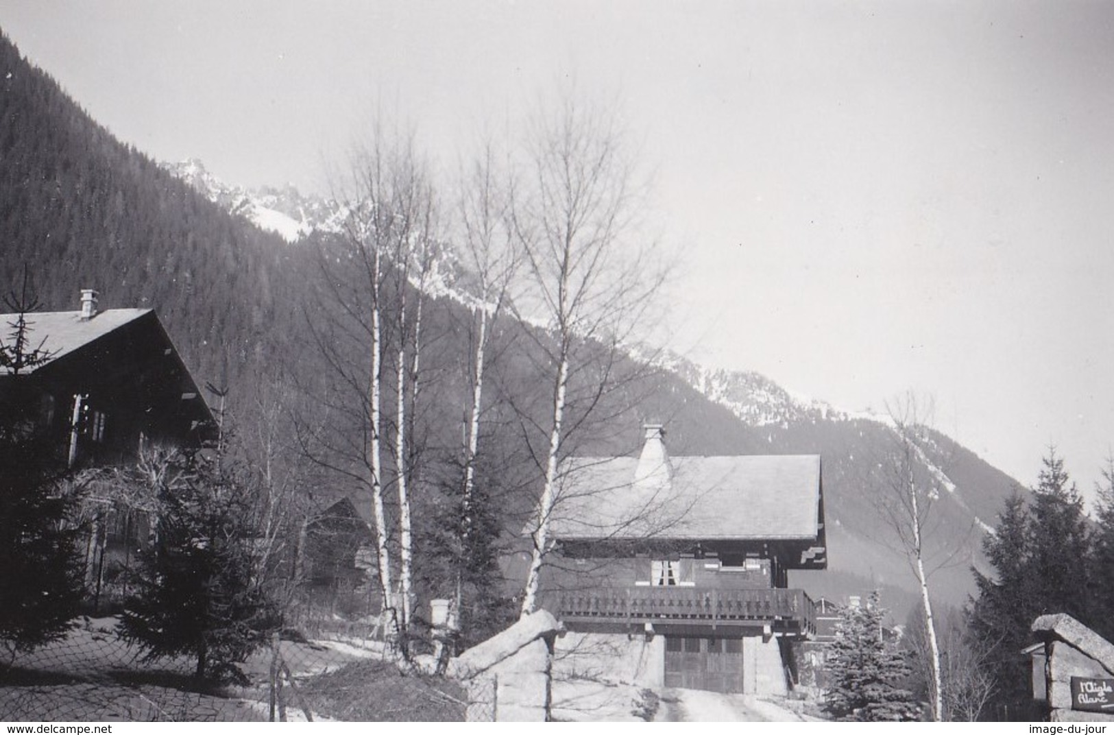 Photo Ancienne  CHAMONIX   PRIX FIXE - Lieux