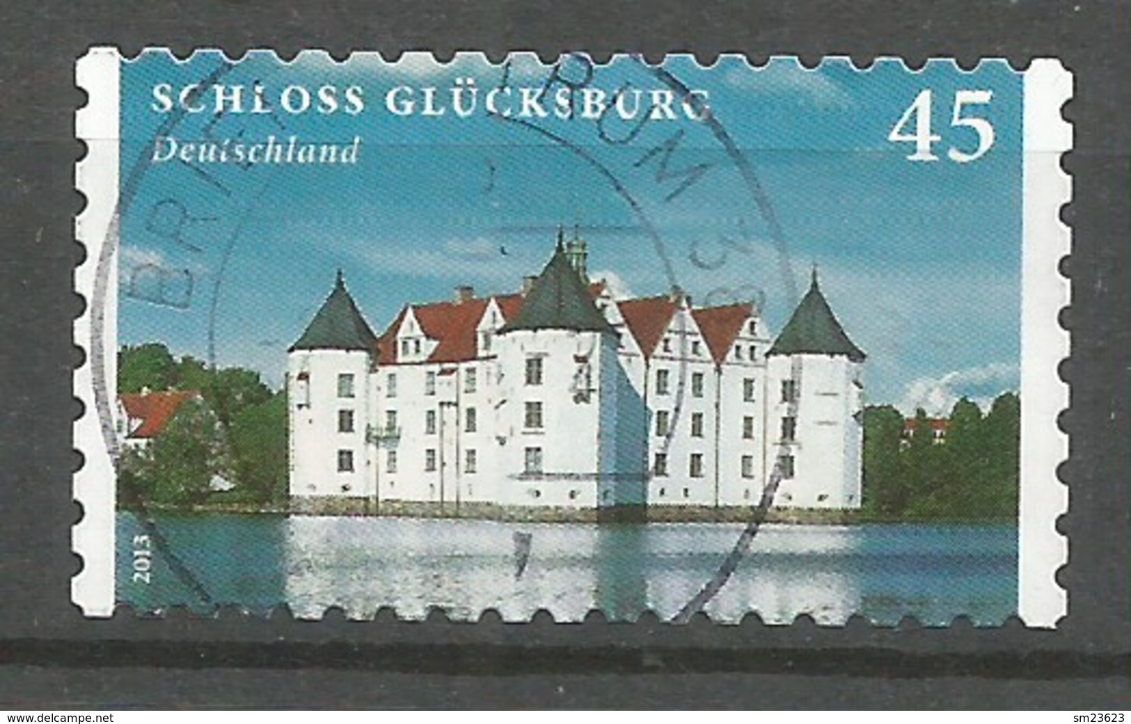 BRD 2013  Mi.Nr. 3016 , Schloss Glücksburg - Selbstklebend / Self-adhesive - Gestempelt / Fine Used / (o) - Gebraucht