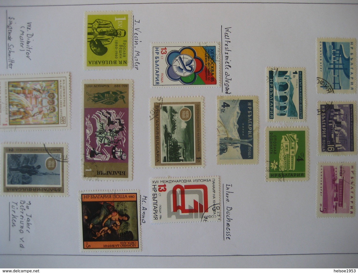 Bulgarien- Kleines Lot Briefmarken Gestempelt - Collections, Lots & Séries