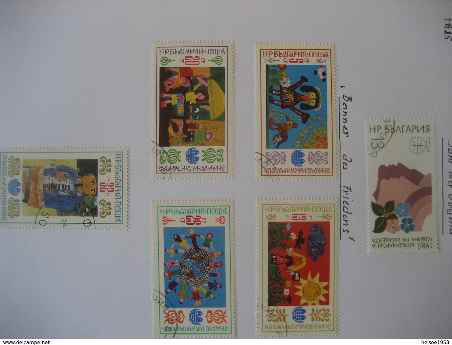 Bulgarien 1985- Kleines Lot Briefmarken Der 80er Jahre Gestempelt - Collections, Lots & Séries