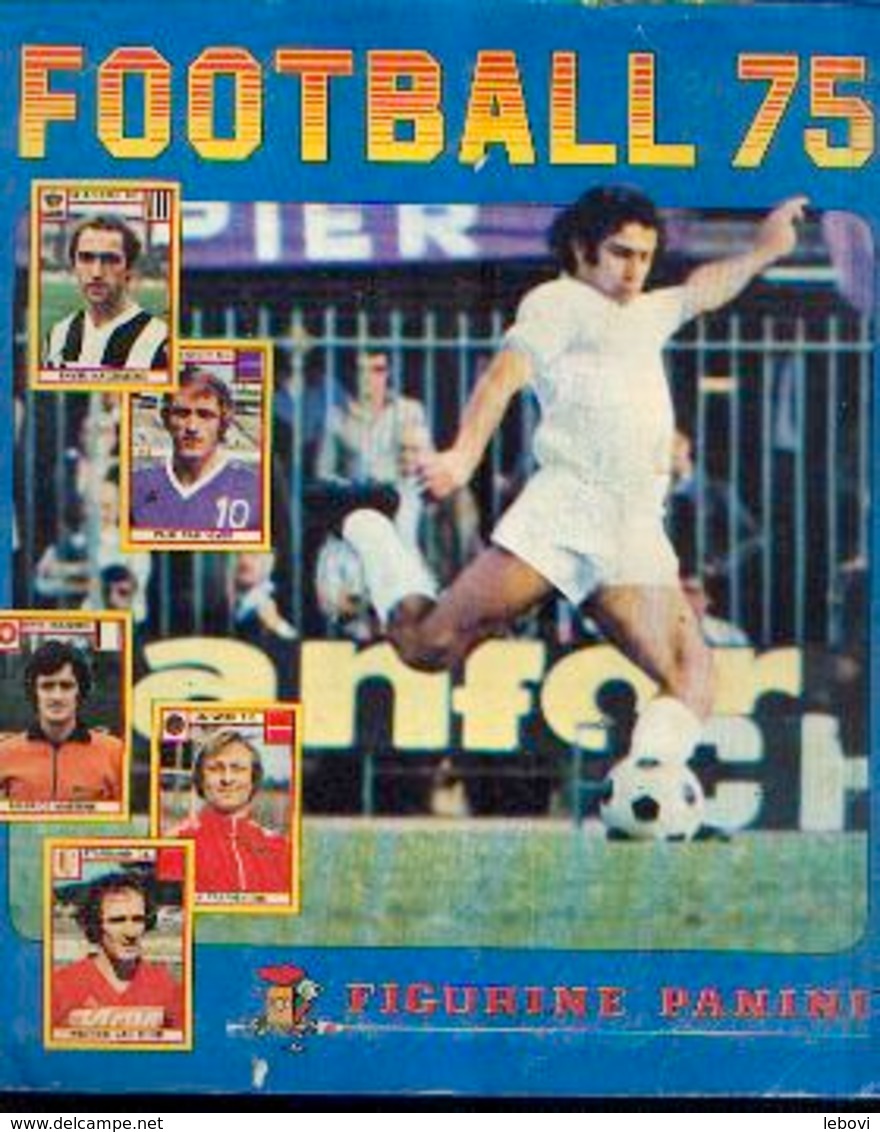 PANINI « Football 75 » (football Belge) - Album INcomplet - Books