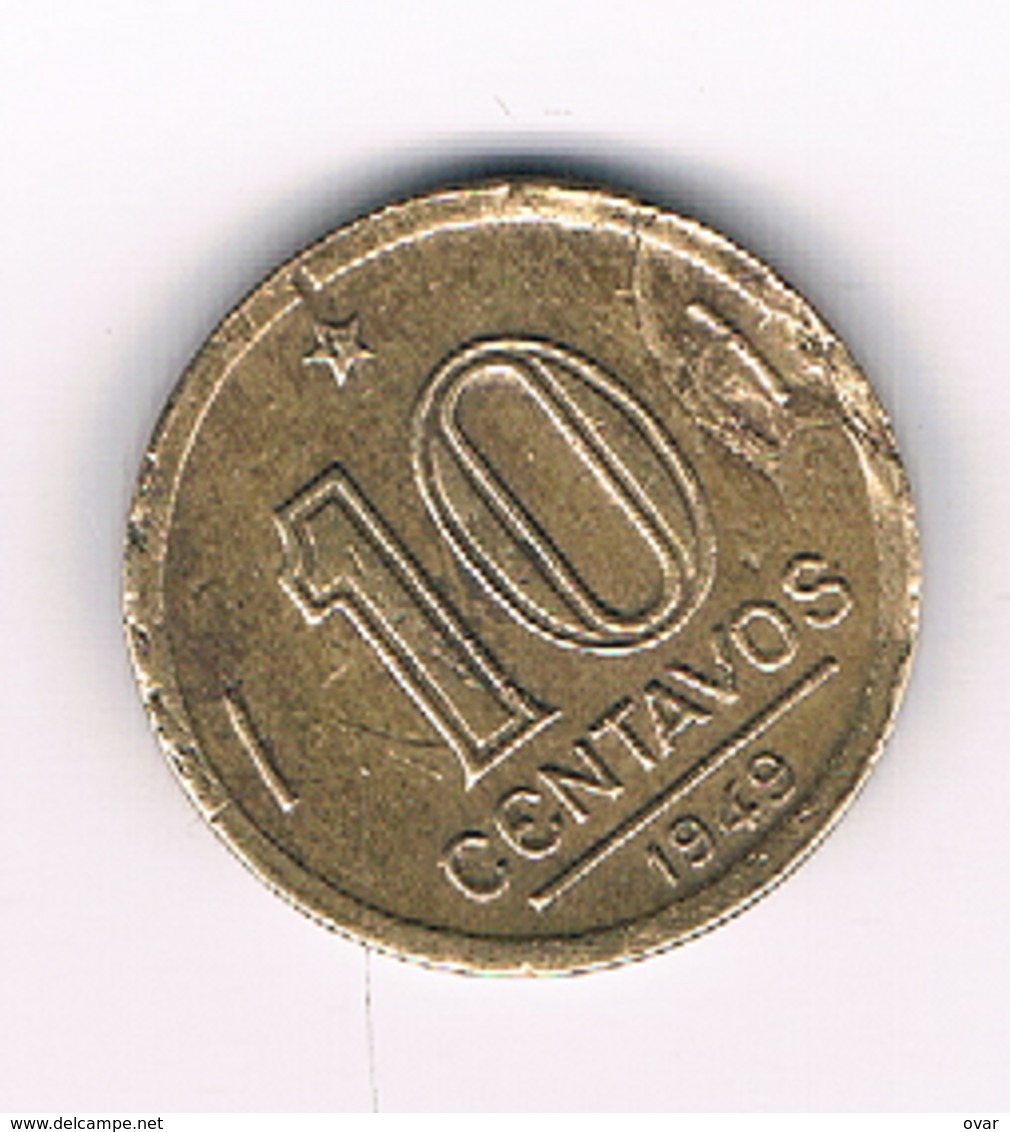 10 CENTAVOS 1949  BRAZILIE /5413/ - Brésil