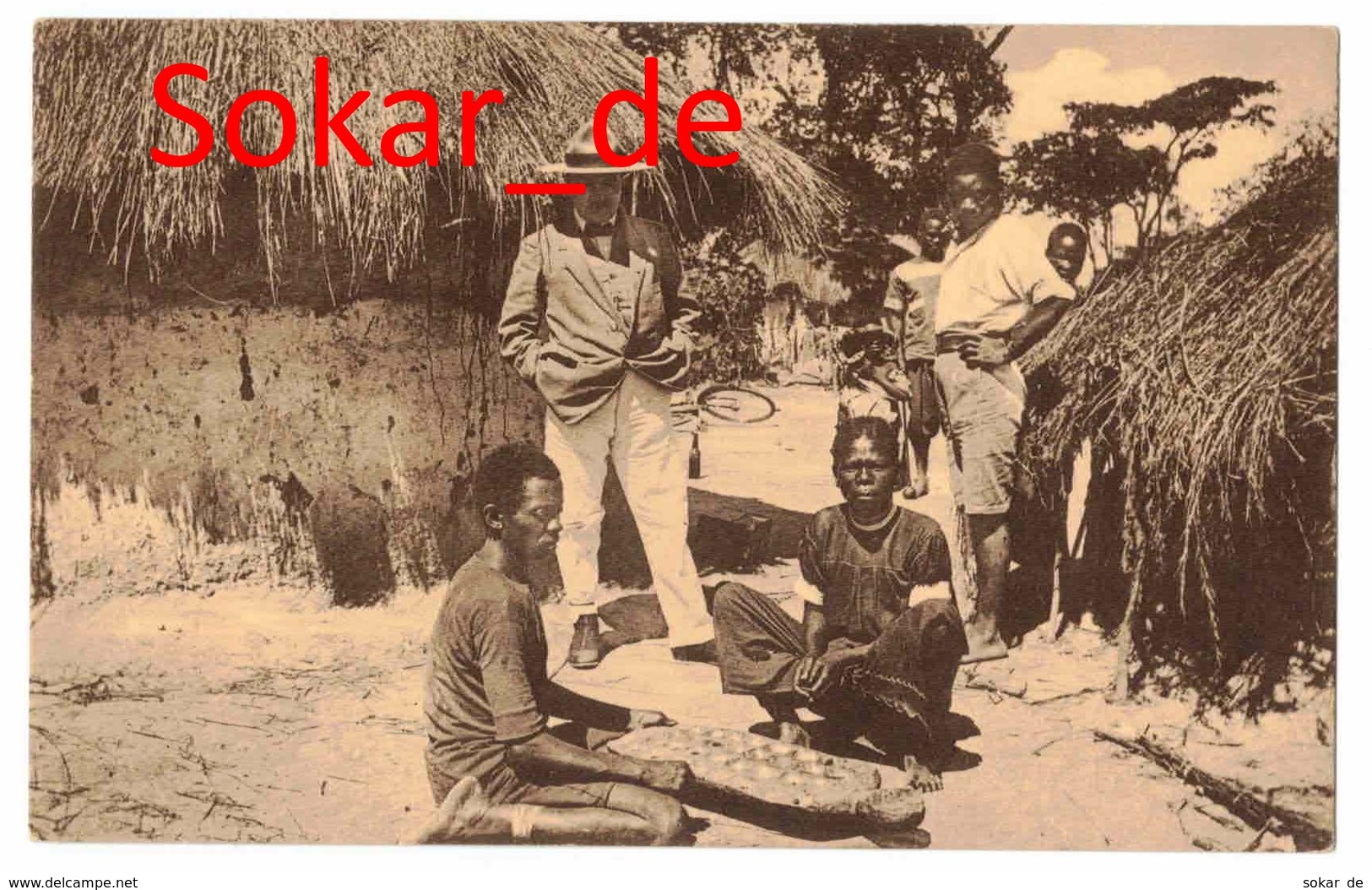 AK Jeux Indigenes Le "Lobese", Lokele, Zentralafrikanisches Volk Belgisch-Kongo, Afrika, Spiel - Belgisch-Kongo