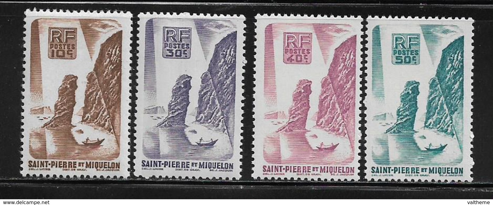 SAINT PIERRE ET MIQUELON  ( SPM4 - 15 )   1947  N° YVERT ET TELLIER  N° 325/328  N** - Ungebraucht