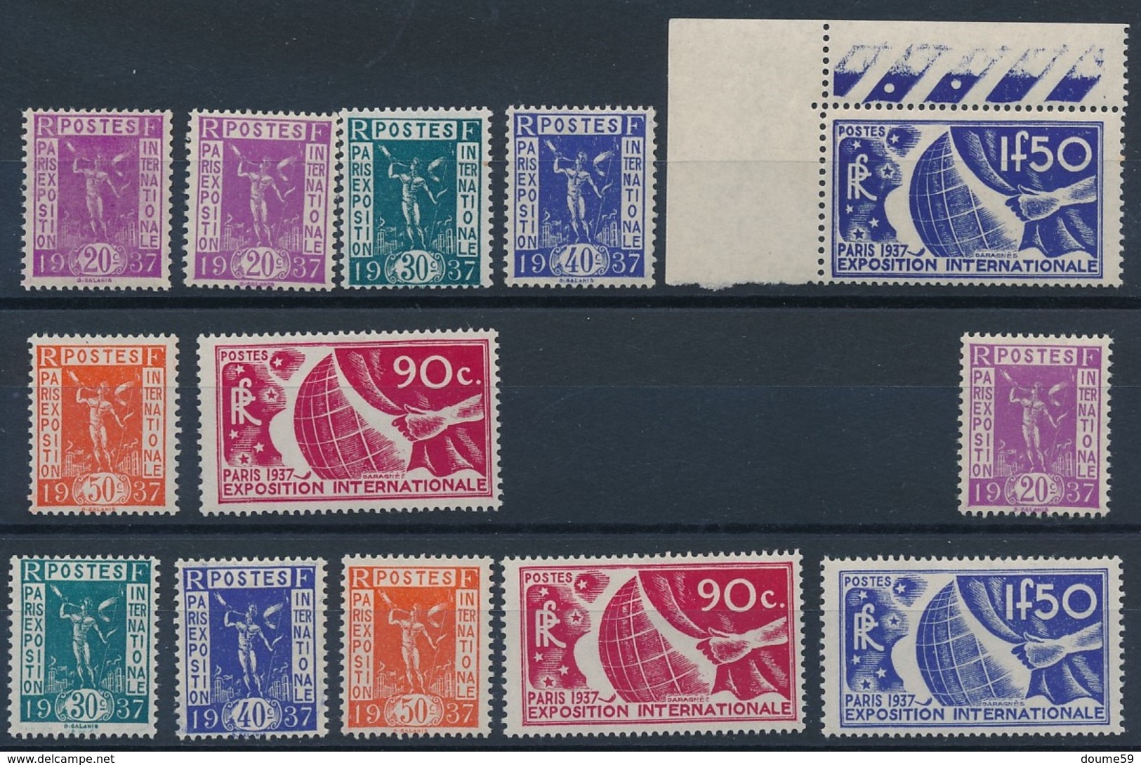 CZ-76: FRANCE:lot** Avec  N°322/327**-322/27* - Unused Stamps